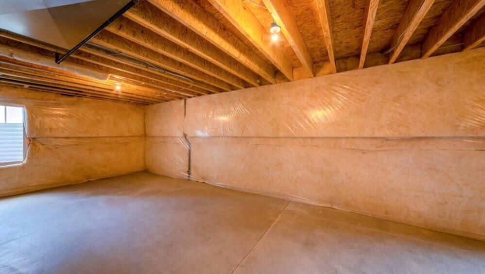vapor barrier in basement insulation
